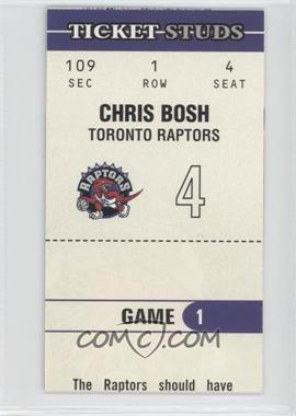 2003-04 Fleer Authentix - Ticket Studs #5 TS - Chris Bosh