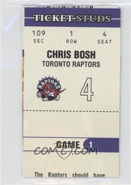 2003-04 Fleer Authentix - Ticket Studs #5 TS - Chris Bosh