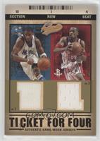 Tracy McGrady, Steve Francis, Allen Iverson, Chris Webber #/100