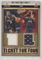 Dajuan Wagner, Yao Ming, Latrell Sprewell, Eddy Curry #/100