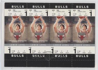 2003-04 Fleer Authentix Booster Tickets - Lower Level #118A - Kirk Hinrich