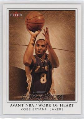 2003-04 Fleer Avant - Work of Heart #13WH - Kobe Bryant /299