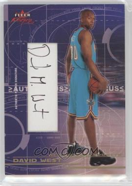 2003-04 Fleer Focus - Auto Focus - Gold Autographs #AF/DW2 - David West /50