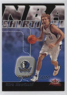 2003-04 Fleer Focus - NBA Shirtified - Red #4 NS - Dirk Nowitzki