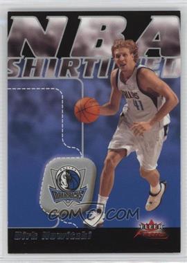 2003-04 Fleer Focus - NBA Shirtified - Red #4 NS - Dirk Nowitzki