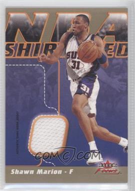 2003-04 Fleer Focus - NBA Shirtified Jerseys - Gold #NS-SM - Shawn Marion /150