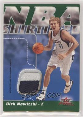 2003-04 Fleer Focus - NBA Shirtified Jerseys - Jersey Numbers #NSN-DN - Dirk Nowitzki /99 [EX to NM]