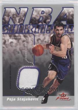 2003-04 Fleer Focus - NBA Shirtified Jerseys - Silver #NS-PS - Peja Stojakovic /75 [Noted]
