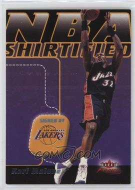 2003-04 Fleer Focus - NBA Shirtified #19 NS - Karl Malone /750 [EX to NM]