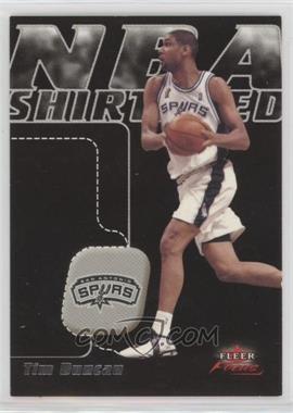 2003-04 Fleer Focus - NBA Shirtified #25 NS - Tim Duncan /750