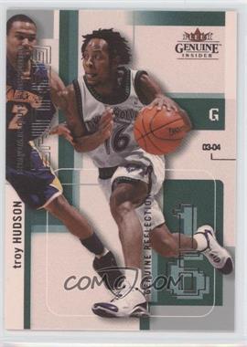 2003-04 Fleer Genuine Insider - [Base] - Reflections #72 - Troy Hudson /99