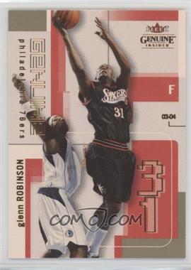 2003-04 Fleer Genuine Insider - [Base] #99 - Glenn Robinson