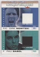 Dirk Nowitzki, Pau Gasol #/100