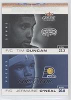 Tim Duncan, Jermaine O'Neal