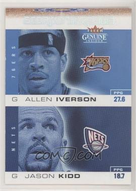 2003-04 Fleer Genuine Insider - Scoring Threats #2 ST - Allen Iverson, Jason Kidd