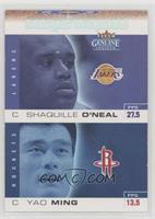 Shaquille O'Neal, Yao Ming