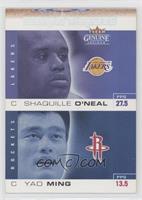 Shaquille O'Neal, Yao Ming