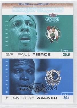 2003-04 Fleer Genuine Insider - Scoring Threats #6 ST - Paul Pierce, Antoine Walker