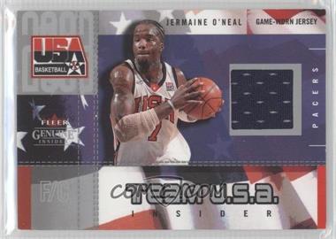 2003-04 Fleer Genuine Insider - Team U.S.A. Insider #TU-JO - Jersey - Jermaine O'Neal /325