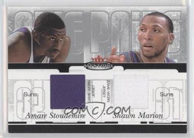 2003-04 Fleer Mystique - Awe Pairs Dual Jerseys #AP-AS/SM - Amare Stoudemire, Shawn Marion /350