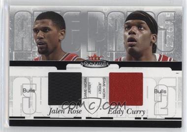 2003-04 Fleer Mystique - Awe Pairs Dual Jerseys #AP-JR/EC - Jalen Rose, Eddy Curry /350