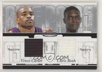 Vince Carter, Chris Bosh [EX to NM] #/350