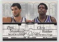 Peja Stojakovic, Chris Webber #/500