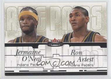 2003-04 Fleer Mystique - Awe Pairs #17 AP - Jermaine O'Neal, Ron Artest /500