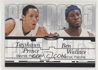 Tayshaun Prince, Ben Wallace #/500