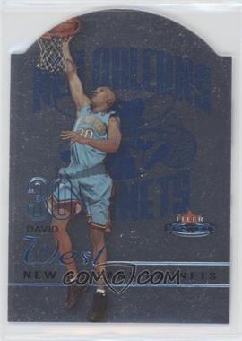 2003-04 Fleer Mystique - [Base] - Die-Cut Rookies #107 - David West /600 [EX to NM]