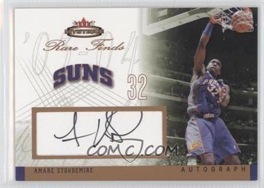 2003-04 Fleer Mystique - Rare Finds Autographs - Parallel 50 #RFA-AS - Amar'e Stoudemire /50