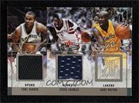 Tony Parker, Steve Francis, Gary Payton #/250