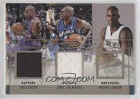 Vince Carter, Jerry Stackhouse, Antawn Jamison [EX to NM] #/250
