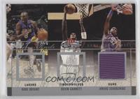 Kobe Bryant, Kevin Garnett, Amar'e Stoudemire (Stoudemire Jersey) #/300