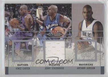 2003-04 Fleer Mystique - Rare Finds Jerseys #RF-JS - Vince Carter, Jerry Stackhouse, Antawn Jamison /300