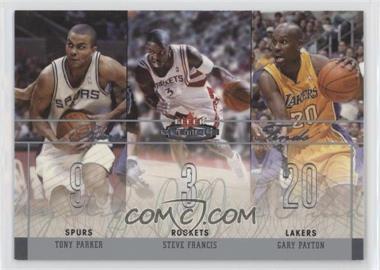 2003-04 Fleer Mystique - Rare Finds #3 RF - Tony Parker, Steve Francis, Gary Payton /500