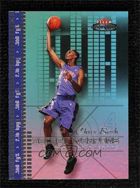 2003-04 Fleer Mystique - Secret Weapons #7 SW - Chris Bosh /500