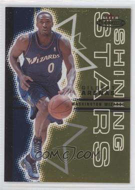 2003-04 Fleer Mystique - Shining Stars - Gold #7 SS - Gilbert Arenas /75