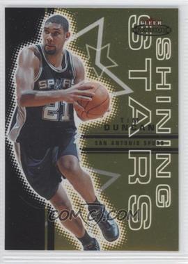 2003-04 Fleer Mystique - Shining Stars - Gold #9 SS - Tim Duncan /75