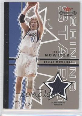 2003-04 Fleer Mystique - Shining Stars Memorabilia - Parallel 250 Jersey #SS-DN - Dirk Nowitzki /250