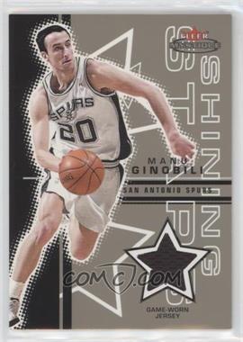 2003-04 Fleer Mystique - Shining Stars Memorabilia - Parallel 250 Jersey #SS-MG - Manu Ginobili /250