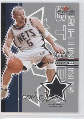 2003-04 Fleer Mystique - Shining Stars Memorabilia - Warmups #SS-JK - Jason Kidd