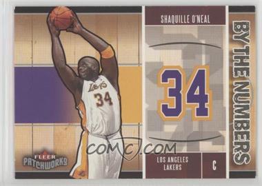 2003-04 Fleer Patchworks - By the Numbers #3BTN - Shaquille O'Neal [Noted]