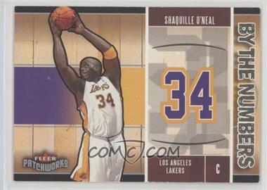 2003-04 Fleer Patchworks - By the Numbers #3BTN - Shaquille O'Neal [Noted]