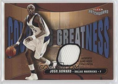 2003-04 Fleer Patchworks - Courting Greatness - Patch #CG-JH.2 - Josh Howard /150