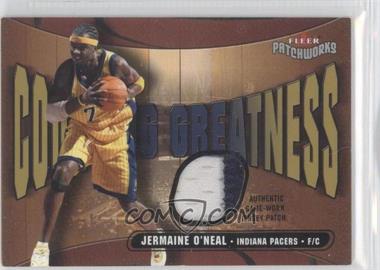 2003-04 Fleer Patchworks - Courting Greatness - Patch #CG-JON - Jermaine O'Neal /150