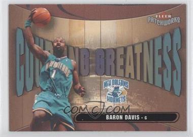 2003-04 Fleer Patchworks - Courting Greatness #14 CG - Baron Davis