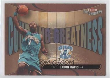 2003-04 Fleer Patchworks - Courting Greatness #14 CG - Baron Davis