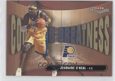 2003-04 Fleer Patchworks - Courting Greatness #17 CG - Jermaine O'Neal