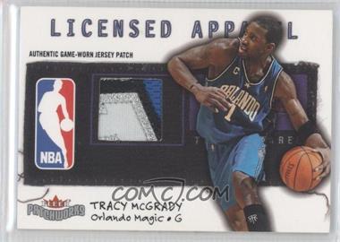 2003-04 Fleer Patchworks - Licensed Apparel - Number Patch #LA-TM - Tracy McGrady /100